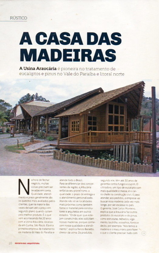 Usina Araucária - Cunha/SP - A Casa das Madeiras
